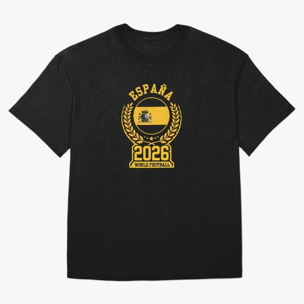 Spain World Football 2026 T-Shirt_87604013 T-Shirt Join The Global Buzz Around FIFA World Cup 2026 USA, Jordan Supporter Jersey For Watch Party, Nike World Cup Shirt For Cristiano Ronaldo Fans, Adidas Football Fan Top, CR7 Canada Soccer Fans