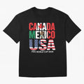 world cup 2026 hosts - canada mexico usa soccer fan T-Shirt Argentina Mbappe World Cup 2026 Jersey, Adidas Soccer Tee, Group Stage, Nike Football Fan Shirt, Jordan Supporter Top, Modric Morocco Supporter Night