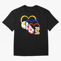 Football 2026 Hearts Colombia Sports Design T-Shirt Create FIFA World Cup 2026 Group Stage For Fans Of Mbappe Fan Jersey, Nike Football Tee, Portugal Supporter Shirt, Adidas Soccer Shirt, Mbappe Jordan Fan Top, Musiala Germany Group Stage