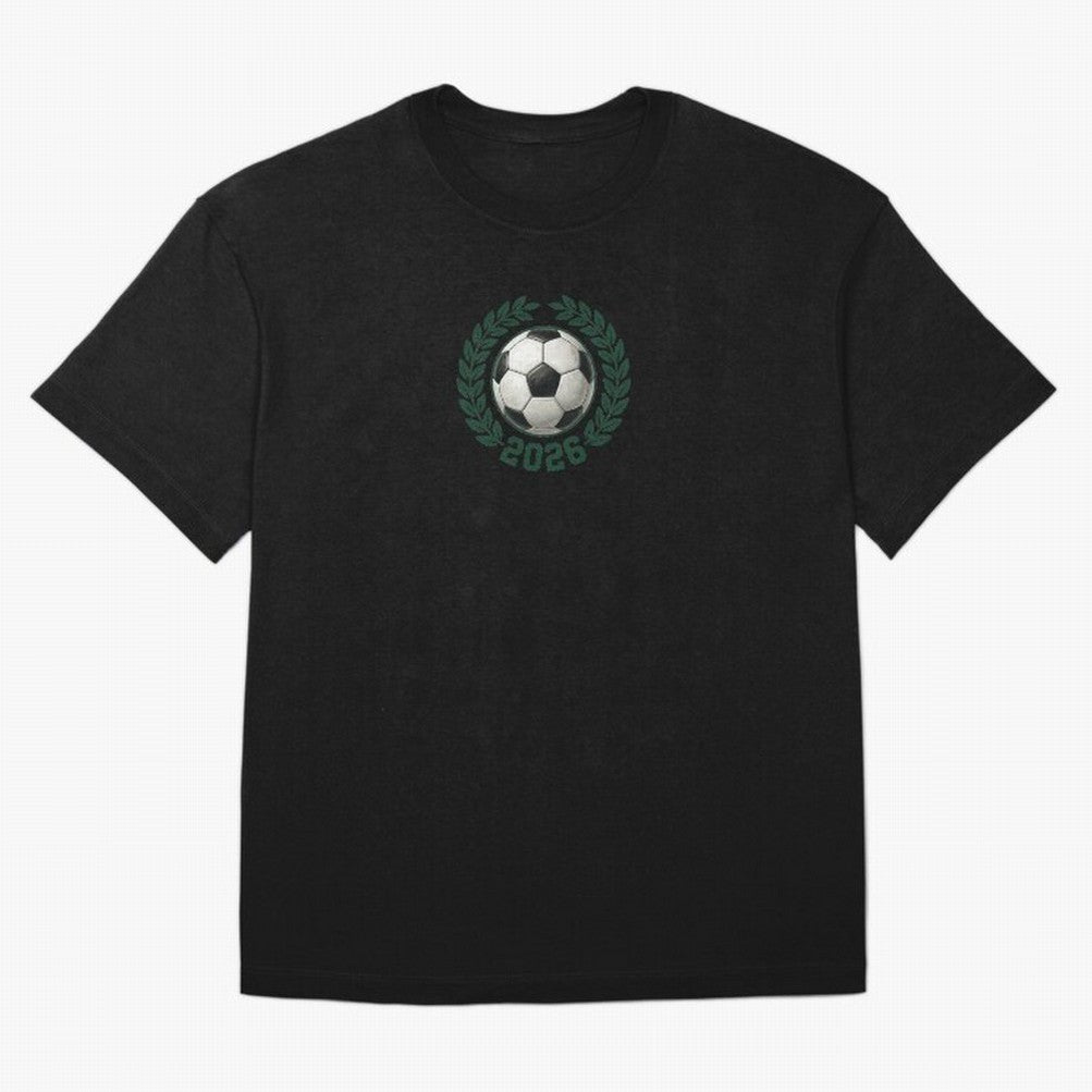 Retro Soccer 2026 Varsity Laurel Wreath Graphic T-Shirt Portugal Neymar World Cup 2026 Jersey, Jordan Supporter Tee, Watch Party, Nike World Cup Shirt, Adidas Football Fan Top, Lewandowski Morocco Soccer Fans