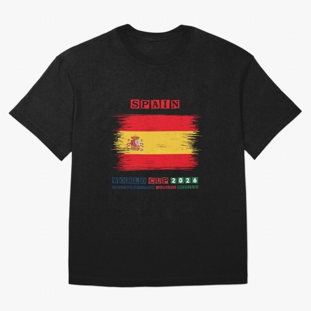SPAIN WORLD CUP 2026 T-Shirt Messi Portugal Football Jersey, Adidas Soccer Tee, World Cup 2026, Nike Football Fan Shirt, Jordan Supporter Top, Messi France Match Day