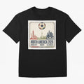 Retro North America 2026 Soccer Vintage Graphic T-Shirt Argentina Mbappe World Cup 2026 Jersey, Nike Match Day Shirt, Match Day, Adidas Supporter Tee, Jordan Soccer Fan Top, Cristiano Ronaldo Netherlands Trophy Race