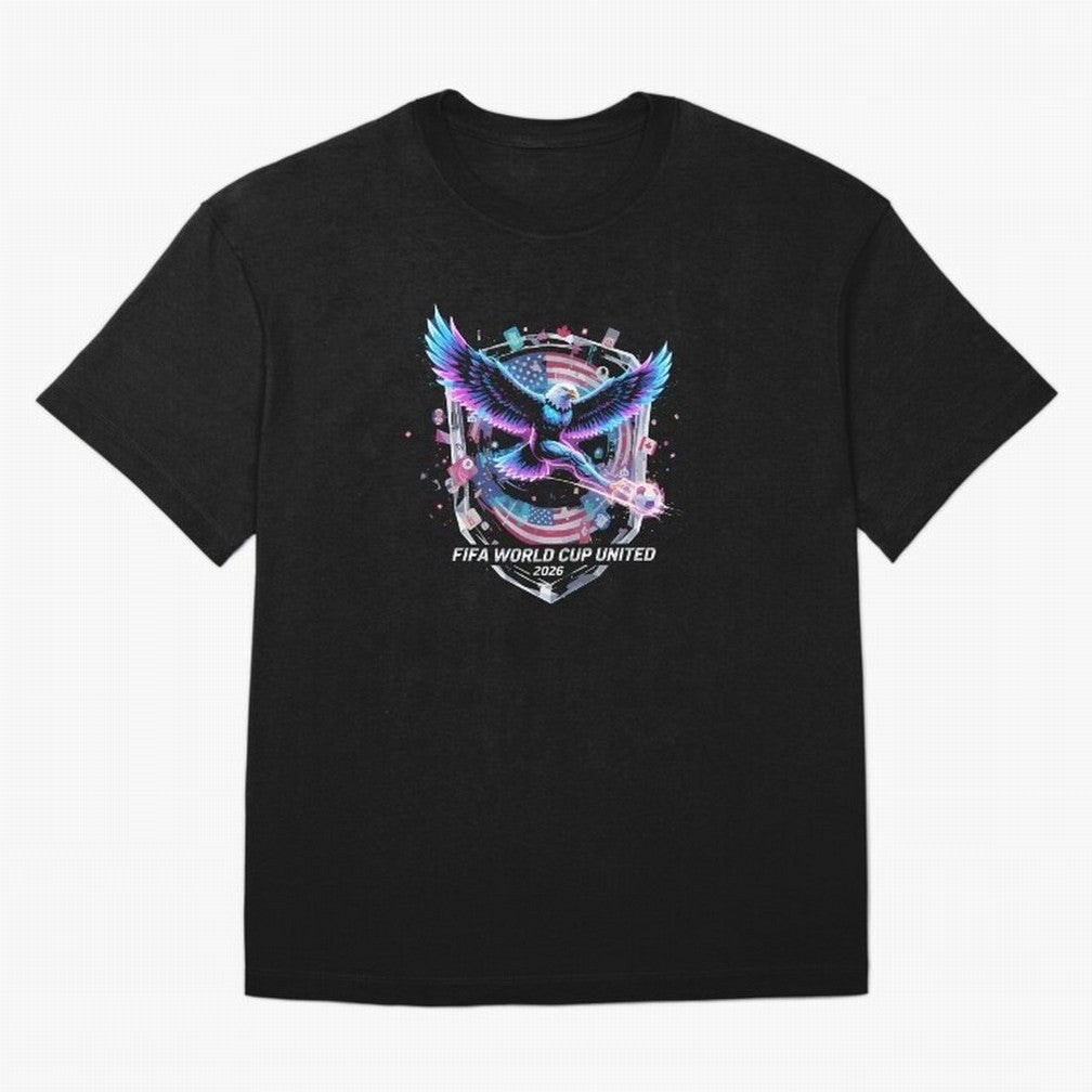FIFA World Cup 2026 United Eagle Soccer Art T-Shirt_86867742 T-Shirt Messi Argentina Football Jersey, Nike Match Day Shirt, World Cup 2026, Adidas Supporter Tee, Jordan Soccer Fan Top, Modric France Supporter Night