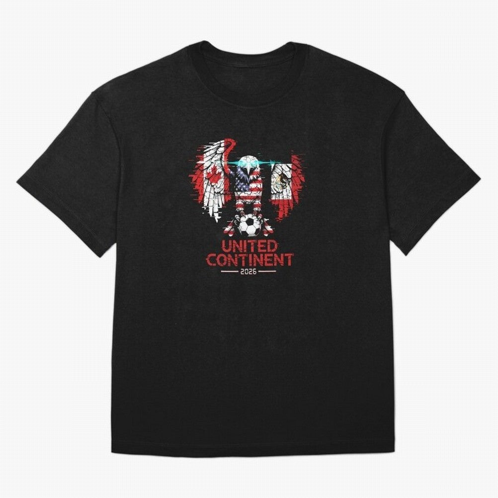 Glitched North America Eagle World Cup Soccer 2026 T-Shirt_83958408 T-Shirt Argentina Cristiano Ronaldo World Cup 2026 Jersey, Jordan Football Tee, Match Day, Adidas Fan Shirt, Nike Supporter Top, Son Netherlands Football Fans