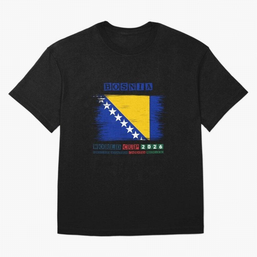 BOSNIA WORLD CUP 2026 T-Shirt Messi Spain Football Jersey, Nike Fan Tee, World Cup 2026, Jordan Soccer Shirt, Adidas Match Day Top, Bellingham Norway Final Match