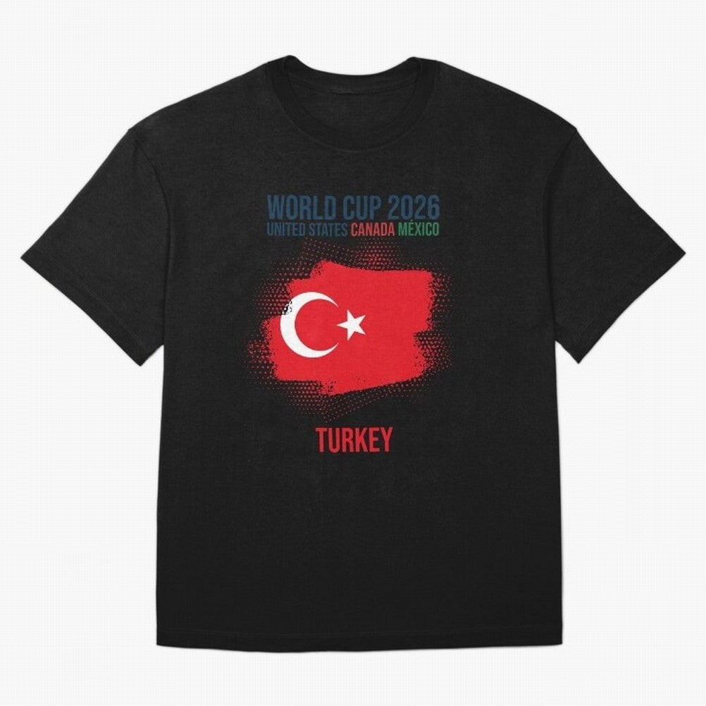TURKEY WORLD CUP 2026 T-Shirt Carry National Pride Through FIFA World Cup 2026 Group Jersey, Adidas Soccer Tee, CR7 Argentina Fans, Nike Football Fan Shirt, Jordan Supporter Top, Pedri England Trophy Race