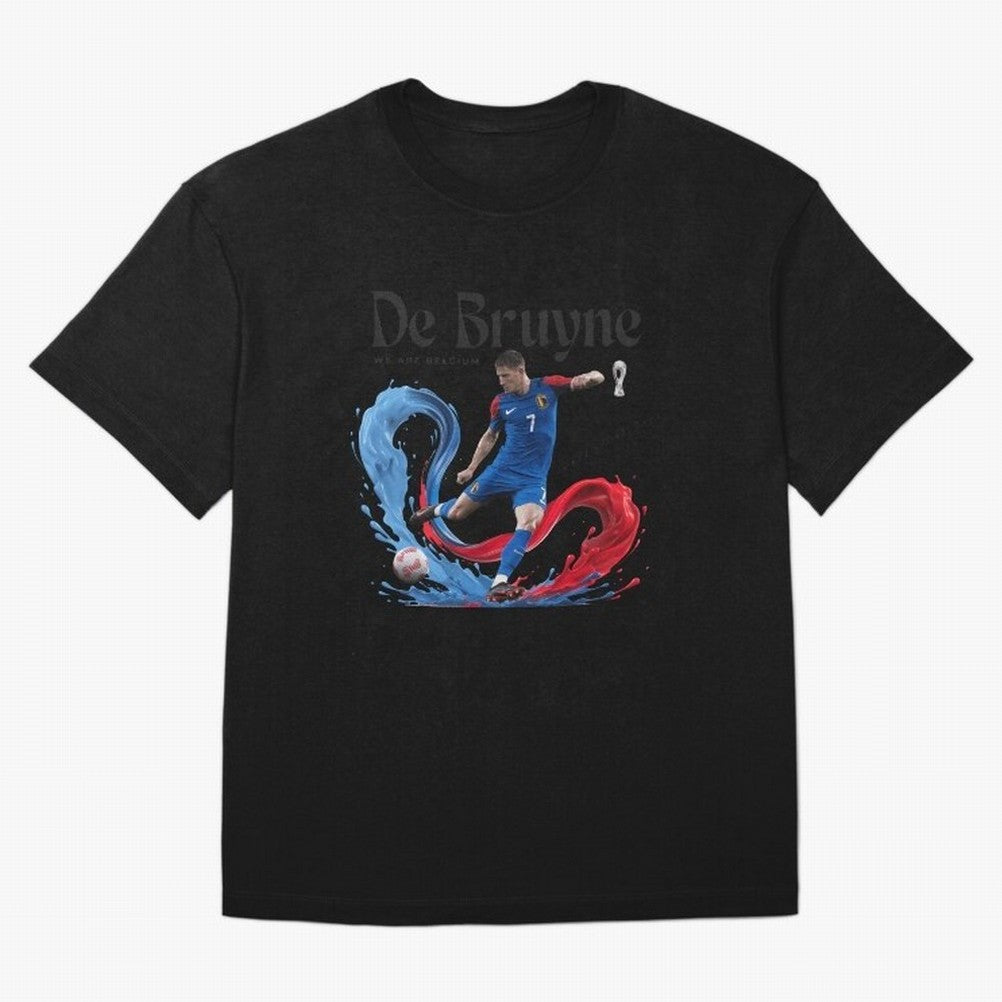 De Bruyne - We are Belgium T-Shirt FIFA World Cup 2026 Argentina Neymar Jersey, Adidas Football Tee, Messi Germany Fans, Nike Soccer Shirt, Jordan Match Day Top, Lewandowski Croatia Stadium Chant