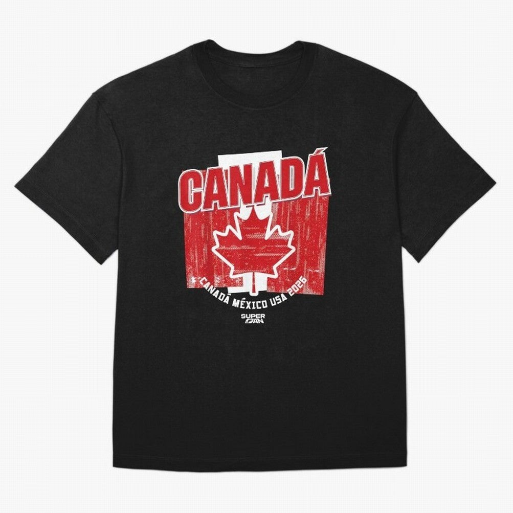 2026 Canada Soccer Fan World Cup T-Shirt Show Support During FIFA World Cup 2026 USA Canada Mexico, Nike Fan Jersey For Goal Celebration, Jordan Soccer Shirt For CR7 Fans, Adidas Match Day Top, Mbappe Spain Goal Celebration