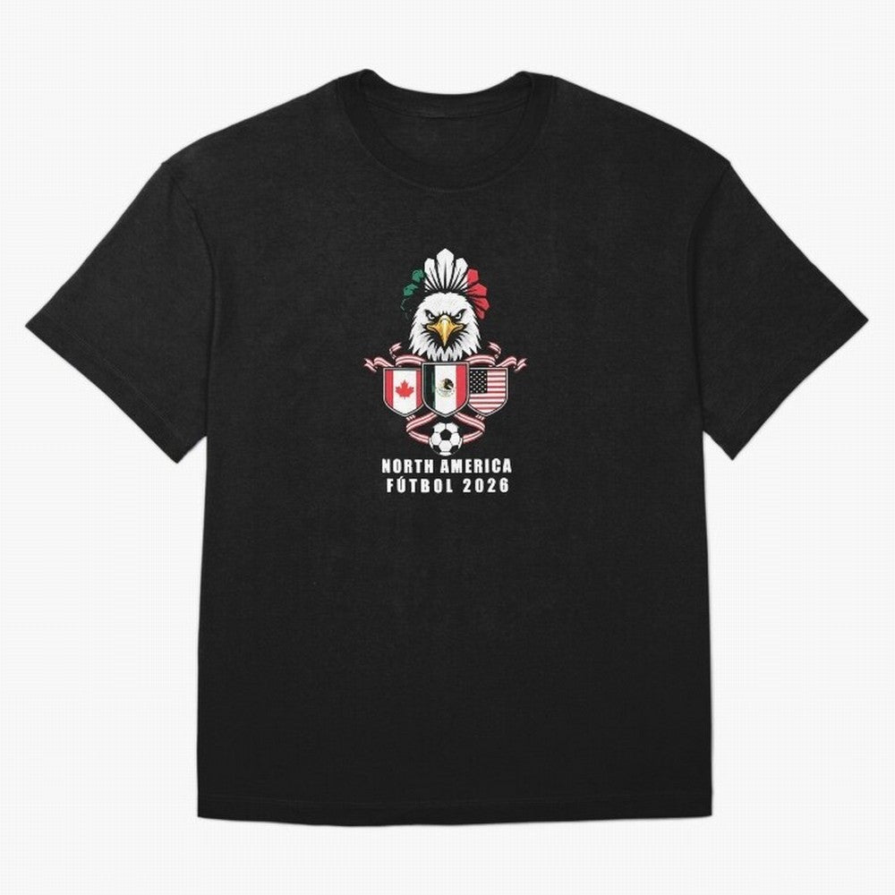 North America Football Spirit 2026 T-Shirt_82768088 T-Shirt FIFA World Cup 2026 Ecuador Kane Fan Jersey, Nike Football Tee, Portugal Supporter Shirt, Adidas Soccer Shirt, Cristiano Ronaldo Jordan Fan Top, Foden Colombia Stadium Chant
