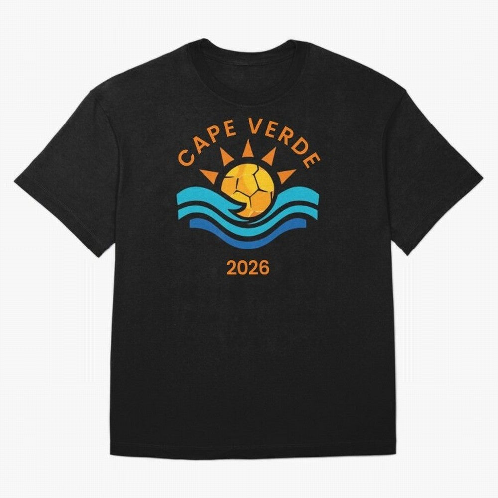 Cape Verde 2026 T-Shirt Discover The FIFA World Cup 2026 Journey Through Messi, Nike Fan Jersey For Watch Party, Jordan Soccer Shirt For Messi Fans, Adidas Match Day Top, CR7 Ecuador Soccer Fans