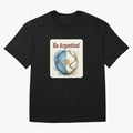 Go Argentina Soccer Ball Flag | Argentinian Football Fan Graphic Tee T-Shirt World Cup 2026 Paraguay Lewandowski Jersey, Nike Fan Tee, Stadium Chant, Jordan Soccer Shirt, Adidas Match Day Top