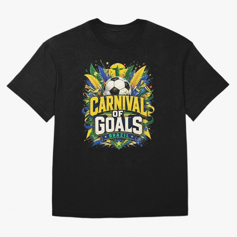 Carnival of Goals Brazil World Cup 2026 tshirt T-Shirt Haaland Germany Football Jersey, Adidas Match Day Tee, World Cup 2026, Jordan Football Shirt, Nike Soccer Fan Top, Kane France Fan Club
