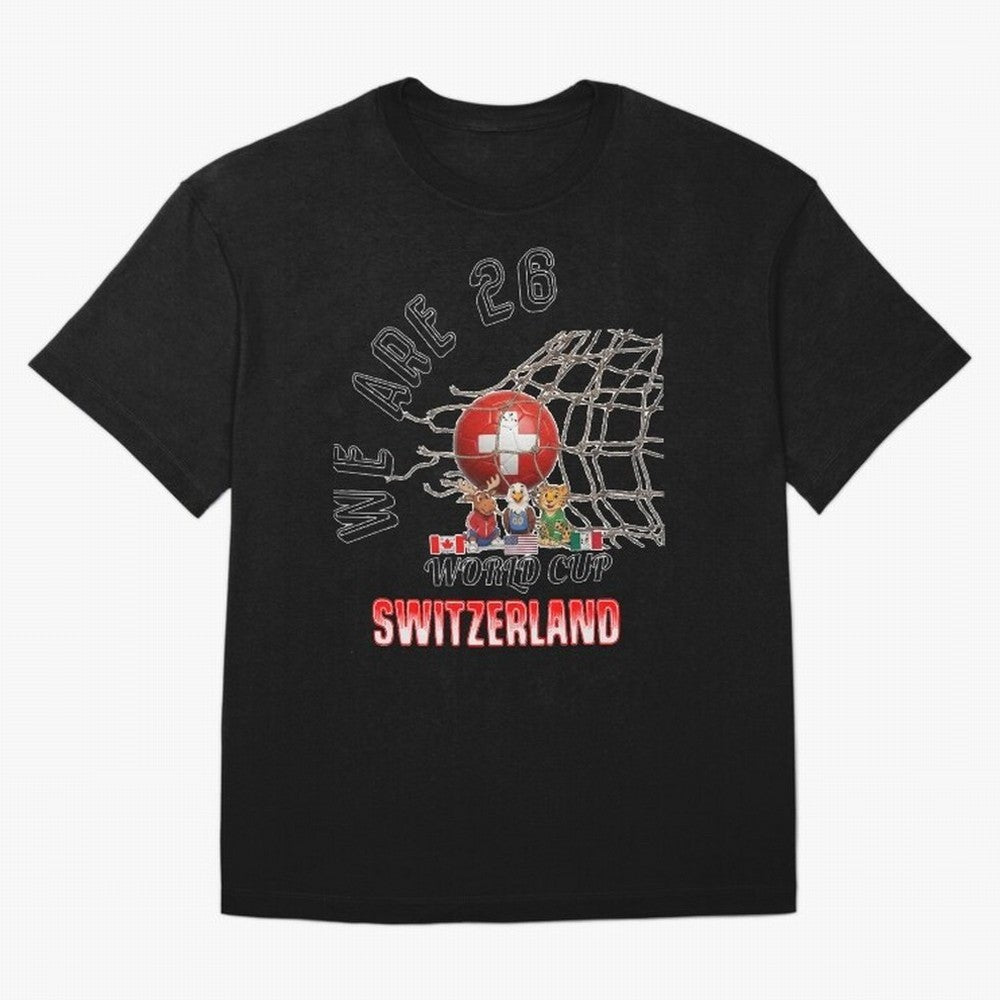 World cup 26 - Switzerland T-Shirt Bring A Champion Mindset To FIFA World Cup 2026 Group, Nike Fan Jersey For Group Stage, Jordan Soccer Shirt For Cristiano Ronaldo Fans, Adidas Match Day Top, Mbappe Argentina Goal Celebration