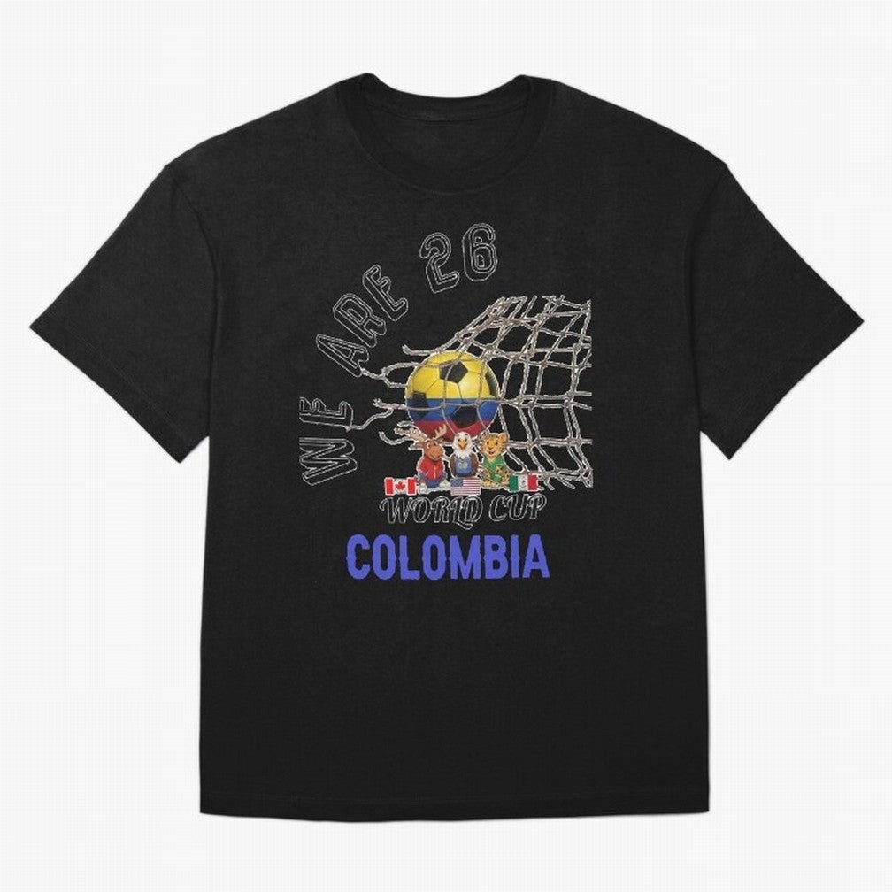 World cup 26 - Colombia T-Shirt Messi Brazil Football Jersey, Jordan Supporter Tee, World Cup 2026, Nike World Cup Shirt, Adidas Football Fan Top, Haaland Ghana Soccer Fans