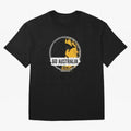 Golden Green Kangaroo Emblem Go Australia 2026 Supporter Design T-Shirt_83662099 T-Shirt Argentina Messi World Cup 2026 Jersey, Nike Football Tee, Soccer Fans, Adidas Soccer Shirt, Jordan Fan Top, Kane Portugal Watch Party
