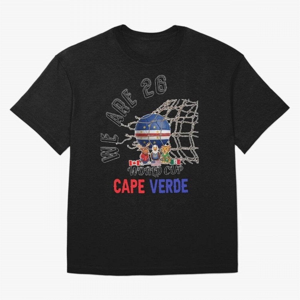 World cup 26 - Cape Verde T-Shirt Celebrate Every Goal In FIFA World Cup 2026 For Fans Of Jersey, Adidas Match Day Tee, Cristiano Ronaldo Argentina Fans, Jordan Football Shirt, Nike Soccer Fan Top, Yamal England Football Fans