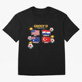 Group?D?¨C?World?Cup?2026?Flags T-Shirt Wear The Spirit Of The FIFA World Cup 2026 Journey, Jordan Supporter Jersey For Goal Celebration, Nike World Cup Shirt For Messi Fans, Adidas Football Fan Top, Lewandowski Argentina Soccer Fans
