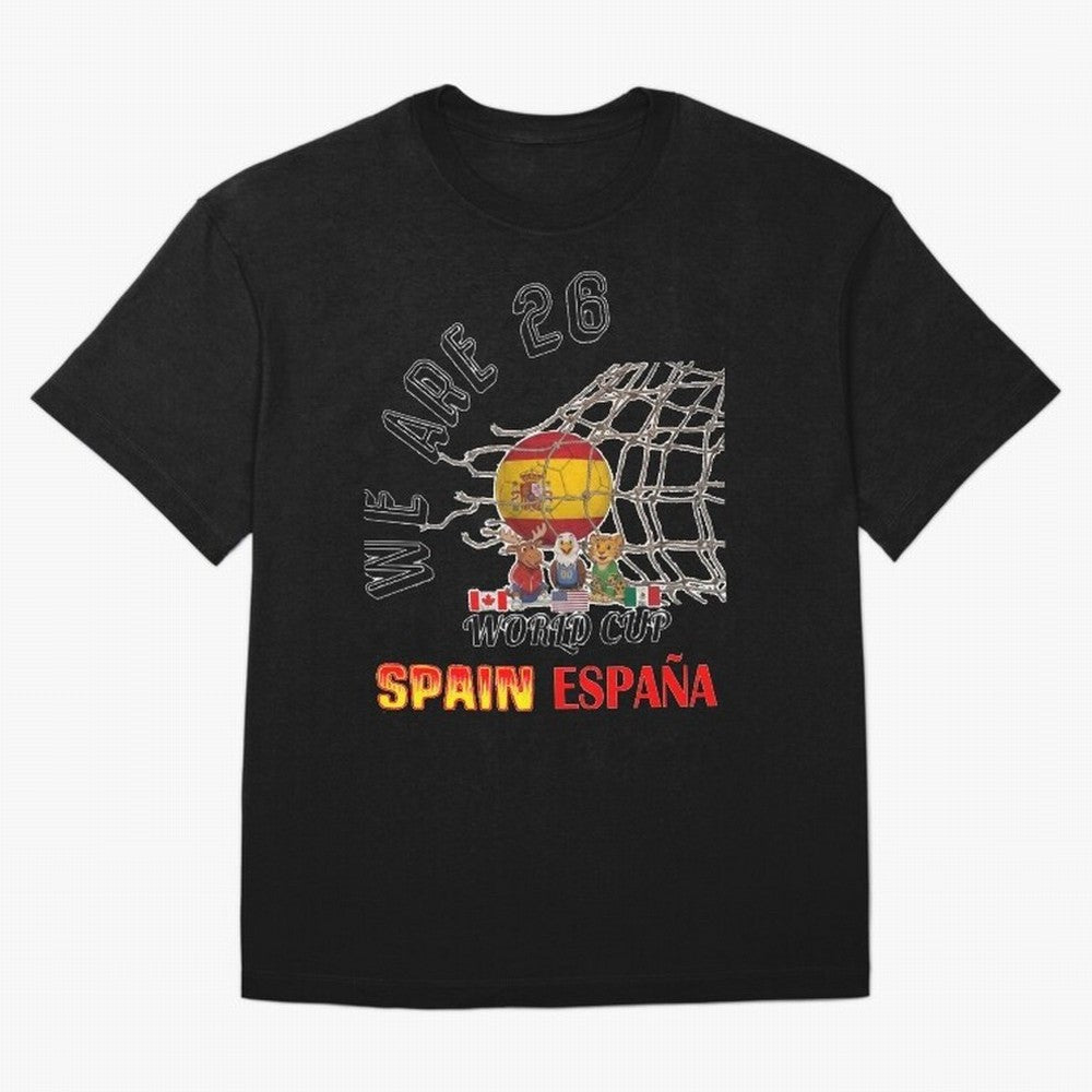 World cup 26 - Spain T-Shirt Portugal Neymar World Cup 2026 Jersey, Jordan Supporter Tee, Match Day, Nike World Cup Shirt, Adidas Football Fan Top, Salah Senegal Soccer Fans