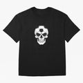 Soccer Skull in Goal Net - Dark Soccer Death Goal T-Shirt Mark The FIFA World Cup 2026 USA Canada Mexico Journey Jersey, Nike Fan Tee, Messi France Fans, Jordan Soccer Shirt, Adidas Match Day Top, Neymar England Final Match
