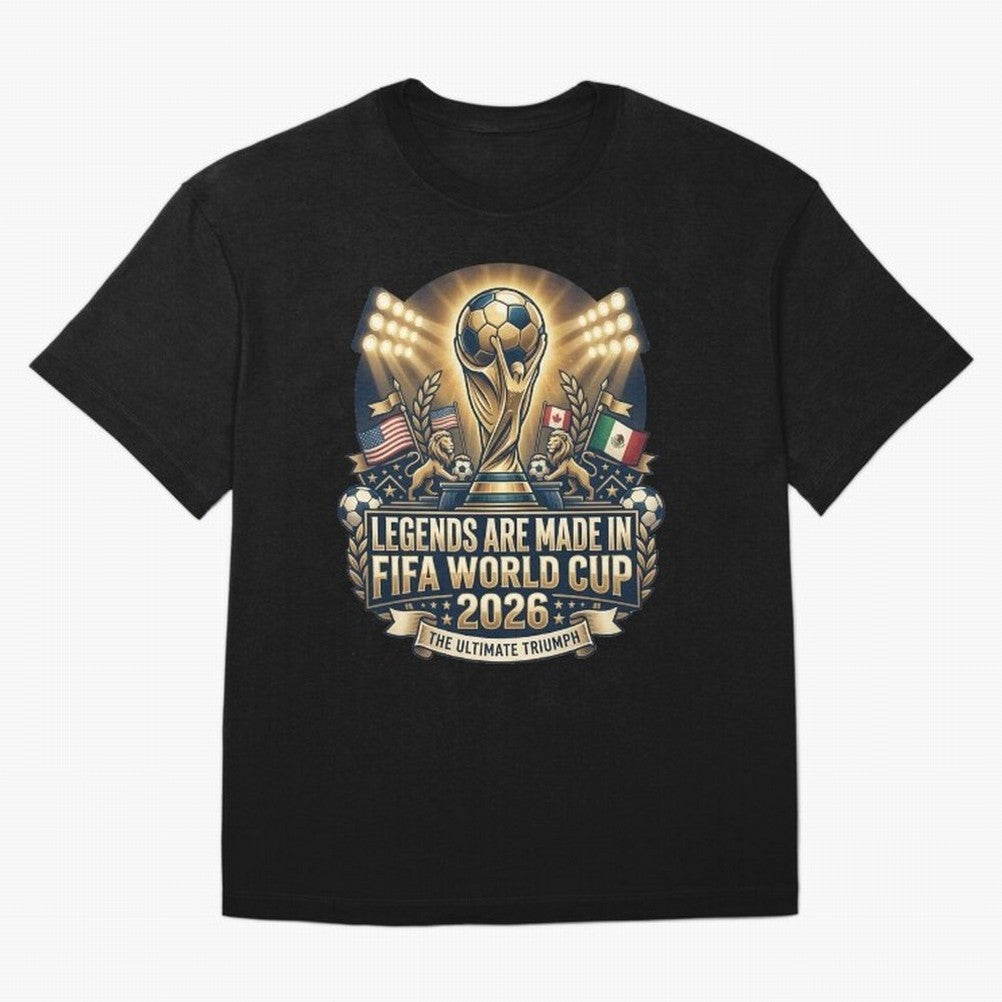 Legendary FIFA World Cup 2026 Football Quote Design For Passionate Soccer Fans T-Shirt Remember FIFA World Cup 2026 USA Canada Mexico Spirit Fan Jersey, Nike Match Day Shirt, Portugal Supporter Shirt, Adidas Supporter Tee, Haaland Jordan Soccer Fan