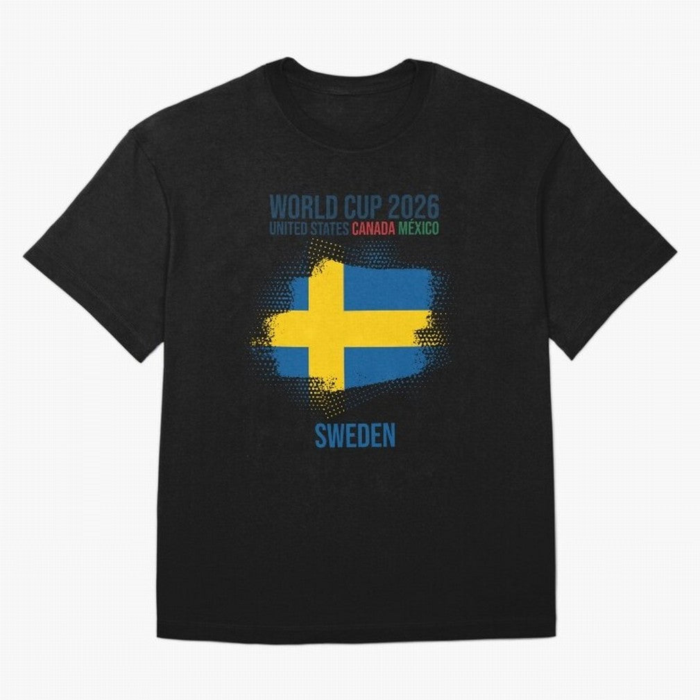 SWEDEN WORLD CUP 2026 T-Shirt Messi England Football Jersey, Adidas Match Day Tee, World Cup 2026, Jordan Football Shirt, Nike Soccer Fan Top, De Bruyne Ghana Fan Club