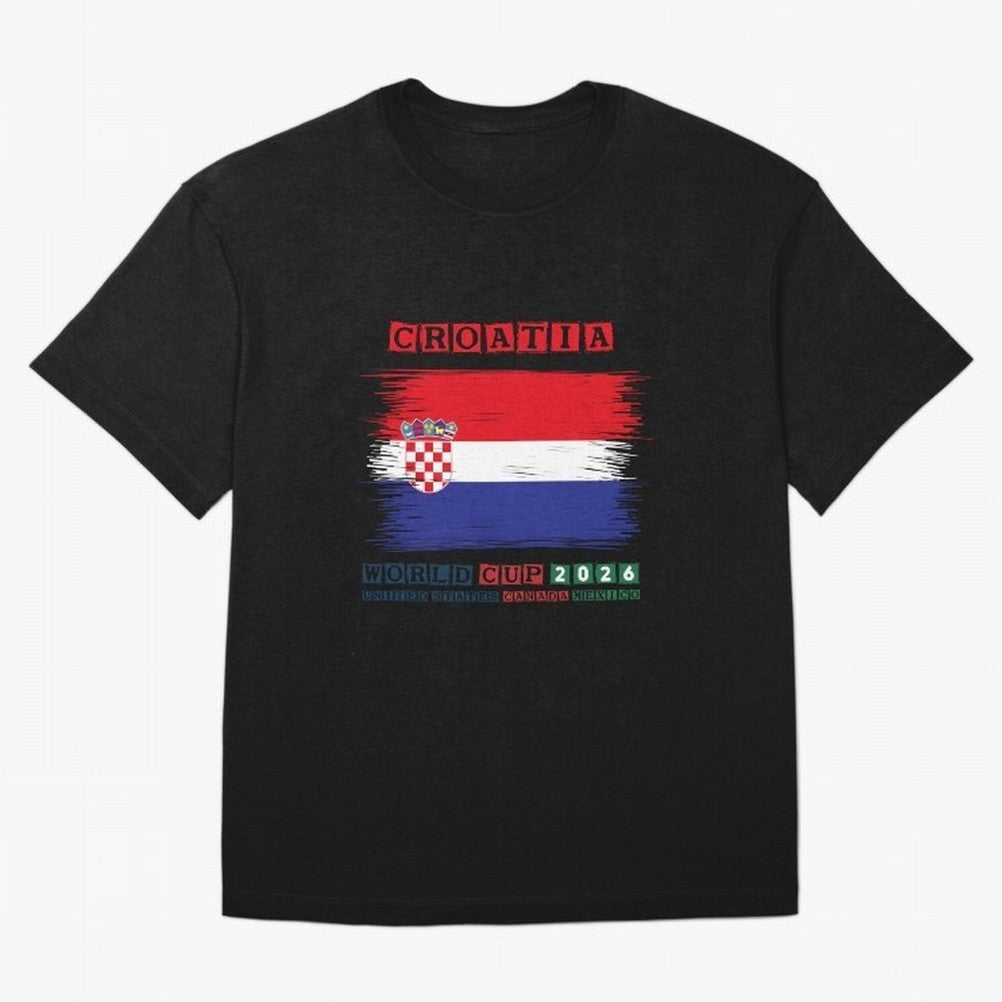 CROATIA WORLD CUP 2026 T-Shirt Spotlight Global Football Passion For FIFA World Cup 2026 Fan Jersey, Jordan Football Tee, France Supporter Shirt, Adidas Fan Shirt, Messi Nike Supporter Top, Bellingham Germany Fan Club