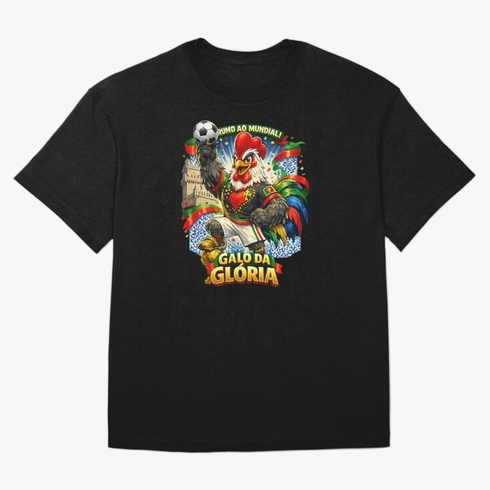 Portugal Rooster World Cup 2026 Fan Art T-Shirt Neymar Argentina Football Jersey, Adidas Football Tee, World Cup 2026, Nike Soccer Shirt, Jordan Match Day Top, Haaland USA Stadium Chant