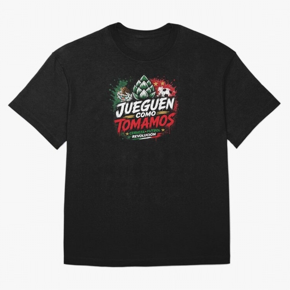 Jueguen Como Tomamos Futbol Cervecero T-Shirt FIFA World Cup 2026 Argentina Saka Jersey, Nike Football Tee, Messi Portugal Fans, Adidas Soccer Shirt, Jordan Fan Top, Cristiano Ronaldo Mexico Group Stage