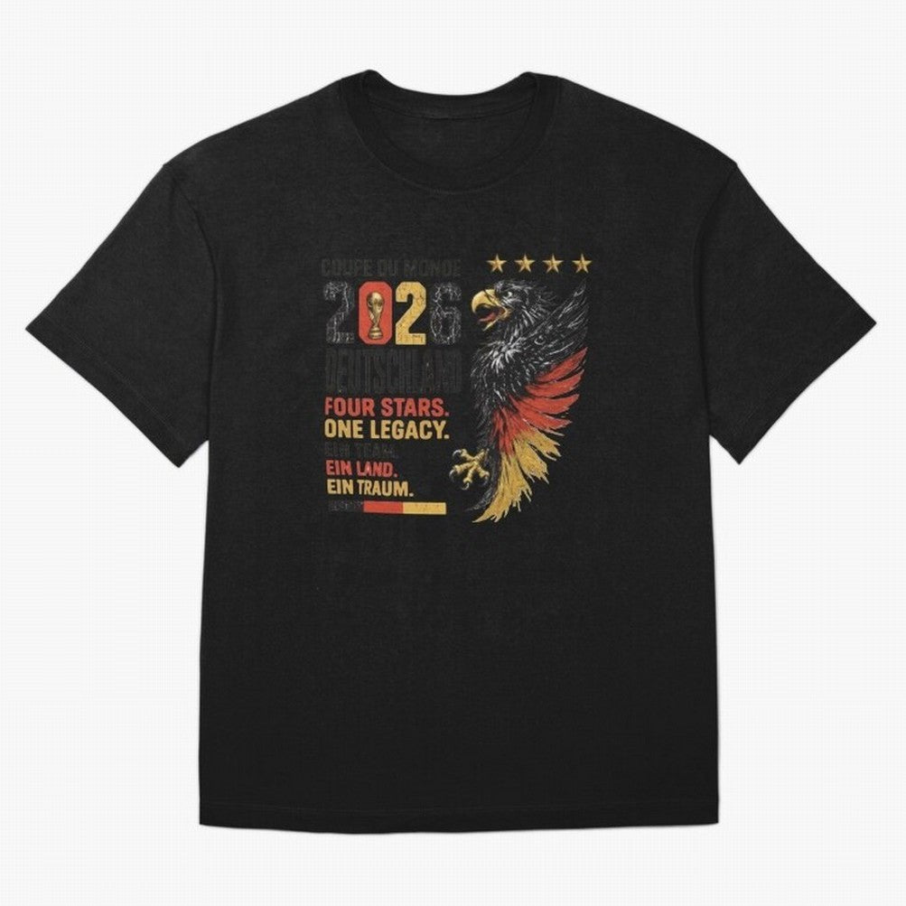 Germany Soccer World Cup 2026 Eagle Vintage Design T-Shirt Germany Messi World Cup 2026 Jersey, Jordan Supporter Tee, Match Day, Nike World Cup Shirt, Adidas Football Fan Top, Modric Morocco Soccer Fans