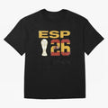 Spain Football World Cup 2026 - Vintage ESP 26 Flag Design T-Shirt Bring Champion Energy Into The FIFA World Cup 2026 Fan Jersey, Nike Match Day Shirt, France Supporter Shirt, Adidas Supporter Tee, Messi Jordan Soccer Fan Top, CR7 Sweden Supporter