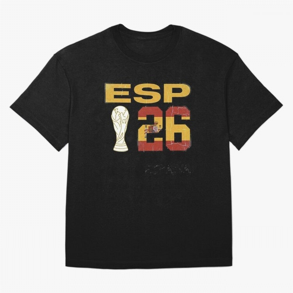 Spain Football World Cup 2026 - Vintage ESP 26 Flag Design T-Shirt Bring Champion Energy Into The FIFA World Cup 2026 Fan Jersey, Nike Match Day Shirt, France Supporter Shirt, Adidas Supporter Tee, Messi Jordan Soccer Fan Top, CR7 Sweden Supporter
