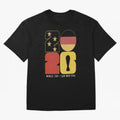 Germany Football World Cup 2026 - Die Mannschaft Retro Typography T-Shirt Upgrade The FIFA World Cup 2026 Journey Through Messi, Adidas Match Day Jersey For Stadium Chant, Jordan Football Shirt For Messi Fans, Nike Soccer Fan Top, Modric Uruguay