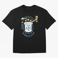 Argentina Football Champion World Cup 2026 - Gold Stars Watercolor T-Shirt FIFA World Cup 2026 Ecuador Bellingham Fan Jersey, Jordan Supporter Tee, England Supporter Shirt, Nike World Cup Shirt, Haaland Adidas Football Fan Top, Rodri Brazil Soccer