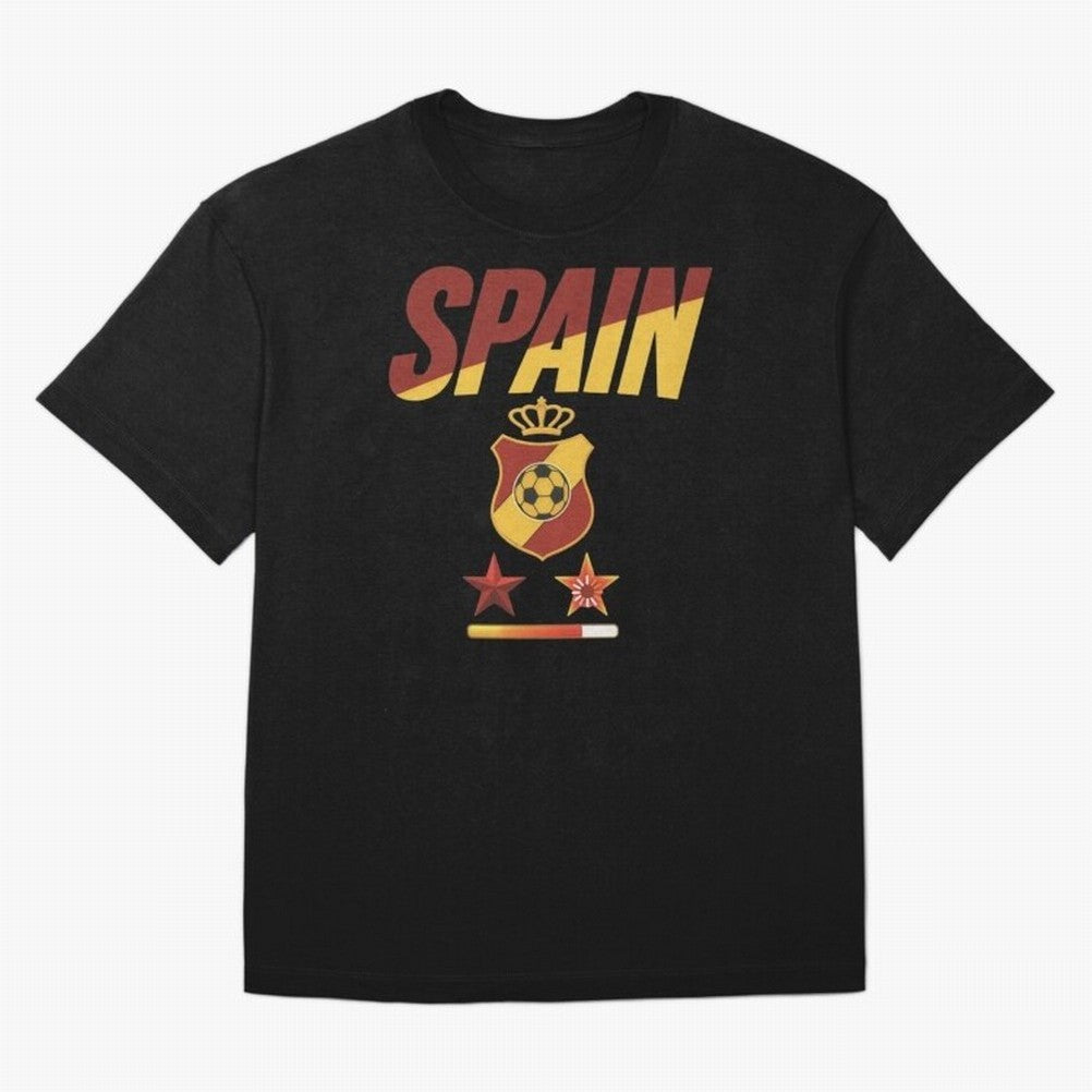 Spain Football World Cup 2026 - La Roja Stars Loading T-Shirt Netherlands Neymar World Cup 2026 Jersey, Adidas Football Tee, Match Day, Nike Soccer Shirt, Jordan Match Day Top, Salah Morocco Stadium Chant