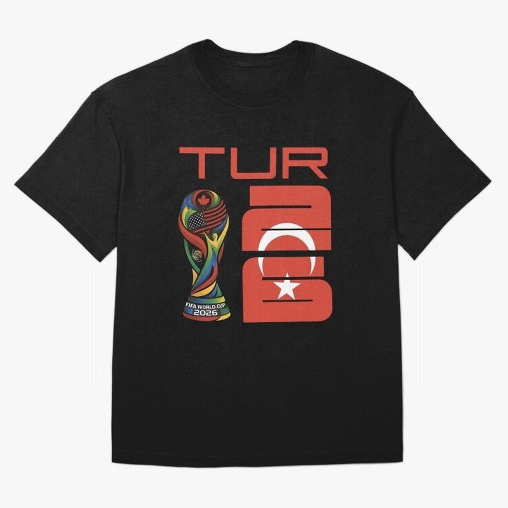 Turkey Football World Cup 2026 Fan Design T-Shirt Argentina Cristiano Ronaldo World Cup 2026 Jersey, Jordan Football Tee, Group Stage, Adidas Fan Shirt, Nike Supporter Top, Salah Morocco Knockout Round