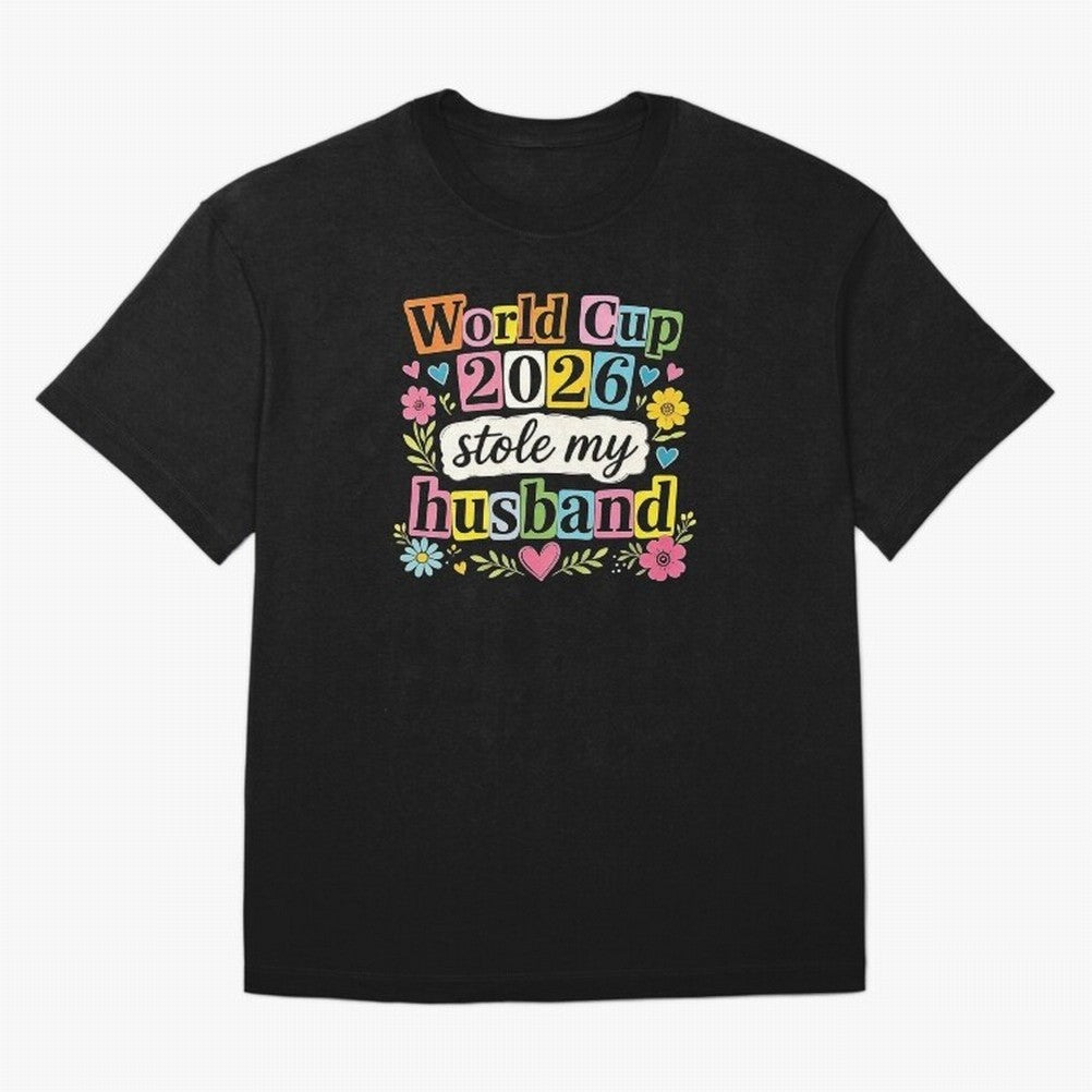 World Cup Stole My Husband Funny World Cup 2026 Meme Soccer Wife Humor Football Widow Joke T-Shirt Turn Up For FIFA World Cup 2026 USA Canada Mexico For, Adidas Soccer Jersey For Final Match, Nike Football Fan Shirt For Neymar Fans, Jordan