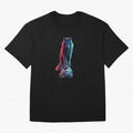 Neon Alpha Wolf with Soccer Ball | Futuristic Sports Fantasy Art T-Shirt Honor Football Greatness During FIFA World Cup 2026 Jersey, Adidas Soccer Tee, Neymar Spain Fans, Nike Football Fan Shirt, Jordan Supporter Top, Salah Mexico Supporter Night
