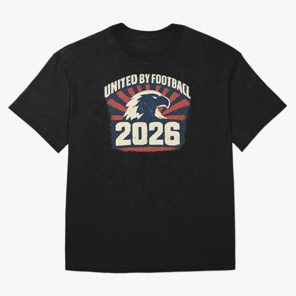 United By Football 2026 Vintage Soccer Fan USA T-Shirt T-Shirt Neymar Argentina Football Jersey, Jordan Supporter Tee, World Cup 2026, Nike World Cup Shirt, Adidas Football Fan Top, Cristiano Ronaldo France Goal Celebration