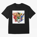 World Football Mascots ¨C Ultimate Soccer Fan Cartoon Design T-Shirt Brazil Cristiano Ronaldo World Cup 2026 Jersey, Jordan Supporter Tee, Final Match, Nike World Cup Shirt, Adidas Football Fan Top, Vinicius Germany Goal Celebration