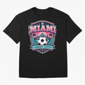 Miami 2026 Host City Emblem Soccer Football Events T-Shirt FIFA World Cup 2026 Ecuador Kane Fan Jersey, Adidas Football Tee, Brazil Supporter Shirt, Nike Soccer Shirt, Neymar Jordan Match Day Top, Foden Sweden Stadium Chant