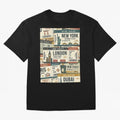 World Travel Ticket Aesthetic Collage Global City Vibes T-Shirt Cristiano Ronaldo Argentina Football Jersey, Adidas Football Tee, World Cup 2026, Nike Soccer Shirt, Jordan Match Day Top, Neymar Belgium Watch Party