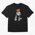 Argentina Soccer Bear World Cup Teddy Bear T-Shirt FIFA World Cup 2026 Argentina Kane Jersey, Adidas Soccer Tee, CR7 Netherlands Fans, Nike Football Fan Shirt, Jordan Supporter Top, Vinicius England Trophy Race