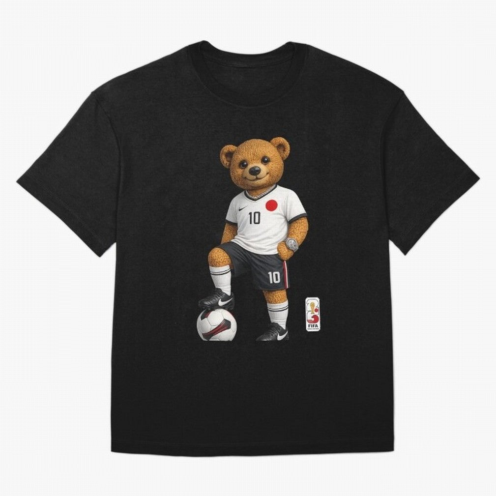 Japan Soccer Bear World Cup Teddy Bear T-Shirt Haaland France Football Jersey, Nike Match Day Shirt, World Cup 2026, Adidas Supporter Tee, Jordan Soccer Fan Top, Kane USA Match Day