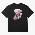 Cute Maltese Soccer Star - FIFA 2026 World Cup Edition T-Shirt FIFA World Cup 2026 Ecuador De Bruyne Fan Jersey, Adidas Football Tee, Argentina Supporter Shirt, Nike Soccer Shirt, Messi Jordan Match Day Top, Modric Japan Stadium Chant