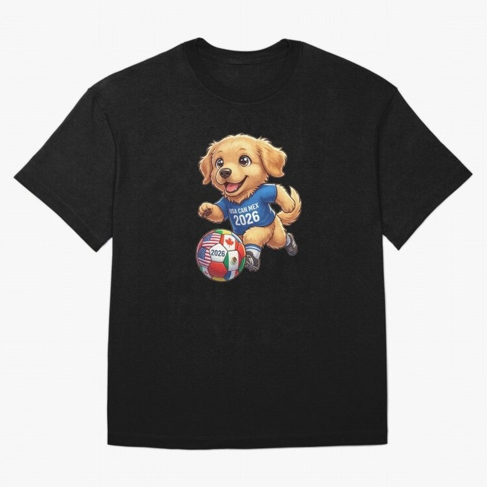 Golden Retriever Soccer Champ - World Cup 2026 Spirit T-Shirt FIFA World Cup 2026 Argentina Neymar Jersey, Nike Fan Tee, Cristiano Ronaldo France Fans, Jordan Soccer Shirt, Adidas Match Day Top, Son England Goal Celebration
