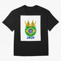 Brazil Football Champion Crown 2026 T-Shirt FIFA World Cup 2026 Canada Saka, Adidas Match Day Jersey For Fan Club, Jordan Football Shirt For CR7 Fans, Nike Soccer Fan Top, Salah Ecuador Knockout Round