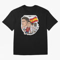 Gavi Spain National Team Football Cartoon Illustration T-Shirt Messi Spain Football Jersey, Jordan Supporter Tee, World Cup 2026, Nike World Cup Shirt, Adidas Football Fan Top, Son Norway Goal Celebration