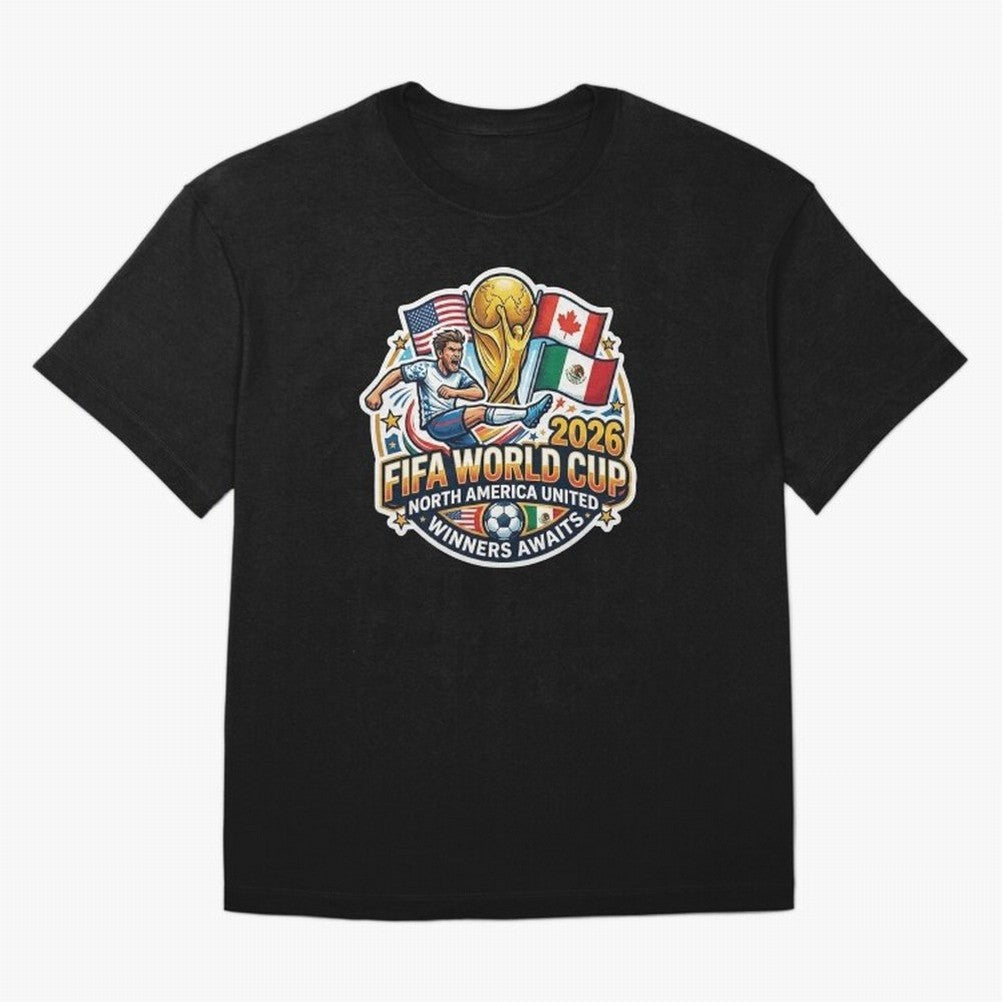 FIFA World Cup 2026 North America United T-Shirt Argentina Messi World Cup 2026 Jersey, Jordan Football Tee, Stadium Chant, Adidas Fan Shirt, Nike Supporter Top, Neymar Senegal Fan Club