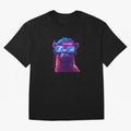 Cyberpunk Llama with Neon Soccer Vibes T-Shirt Mbappe France Football Jersey, Adidas Match Day Tee, World Cup 2026, Jordan Football Shirt, Nike Soccer Fan Top, Haaland Norway Knockout Round