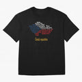 ?esk¨¢ republika (Anthem, map, and flag) T-Shirt Follow The Road To FIFA World Cup 2026 Featuring Neymar Jersey, Adidas Soccer Tee, Neymar Argentina Fans, Nike Football Fan Shirt, Jordan Supporter Top, Musiala Croatia Trophy Race
